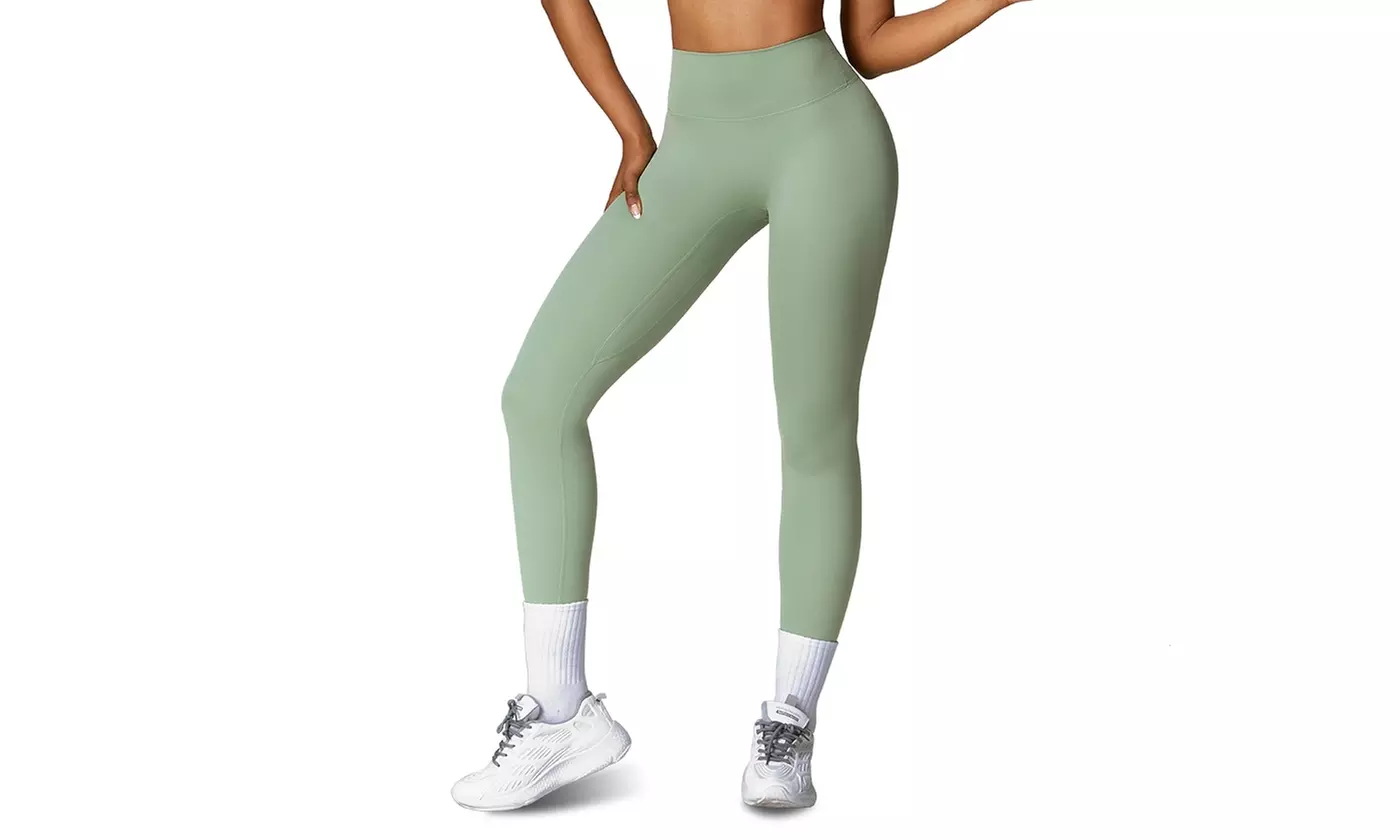 N'POLAR Women's High Waist Workout Leggings Tummy Control Compression Yoga Pants