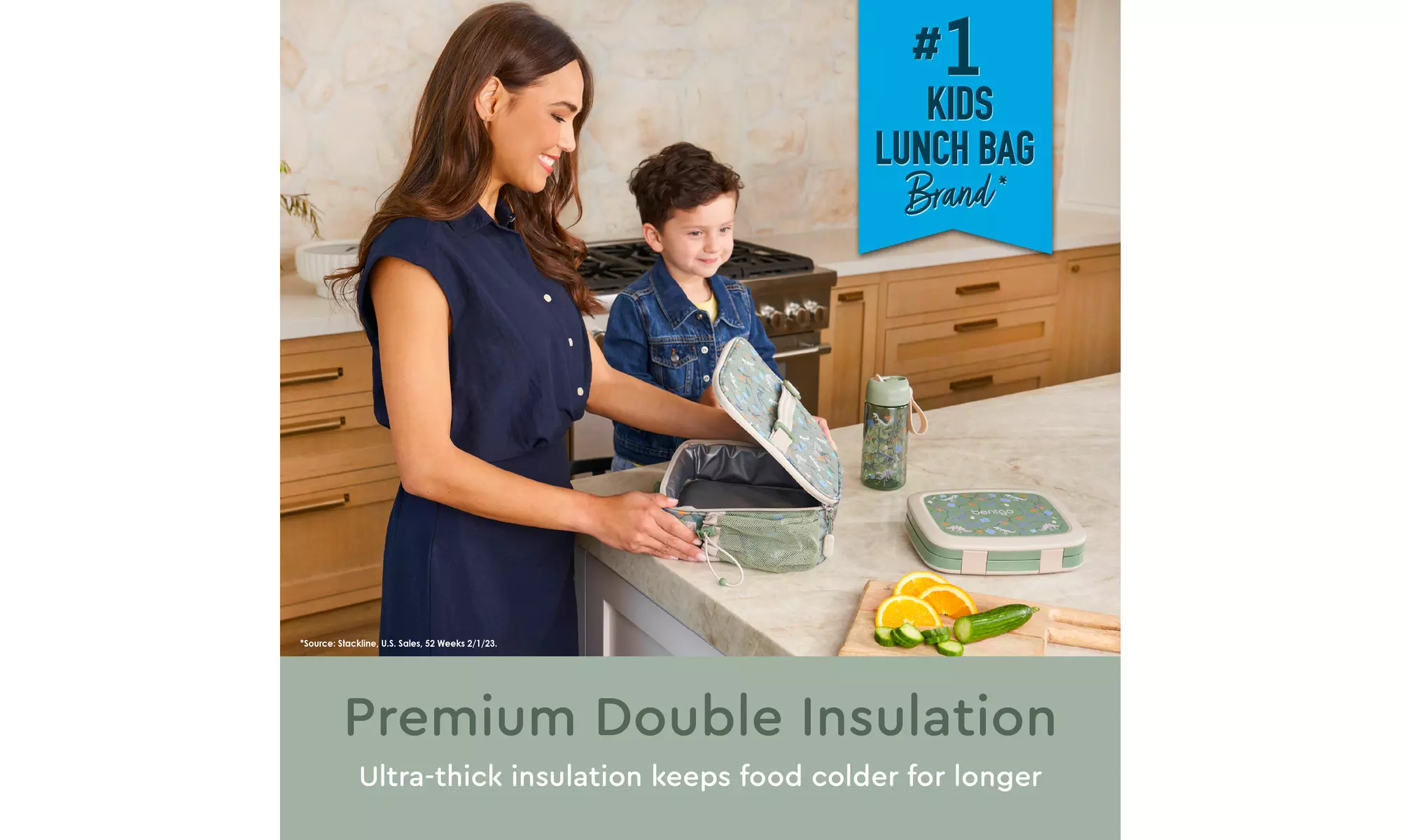 Bentgo Kids Lunch Bag - Durable and Double Insulated