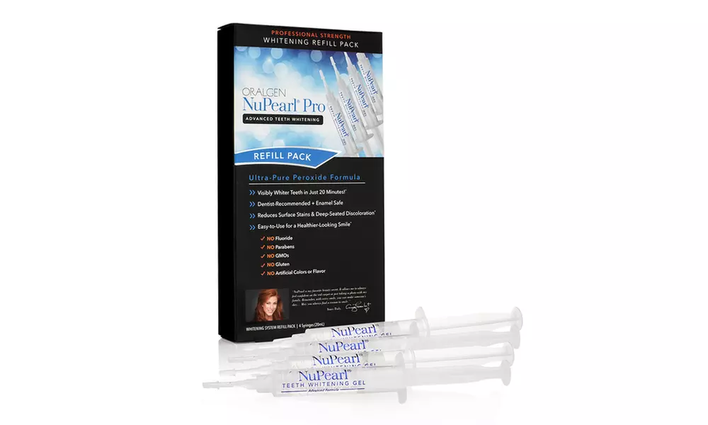 Oralgen NuPearl PRO Advanced Teeth Whitening System Refill Pack 4 Syringes - Primary Image