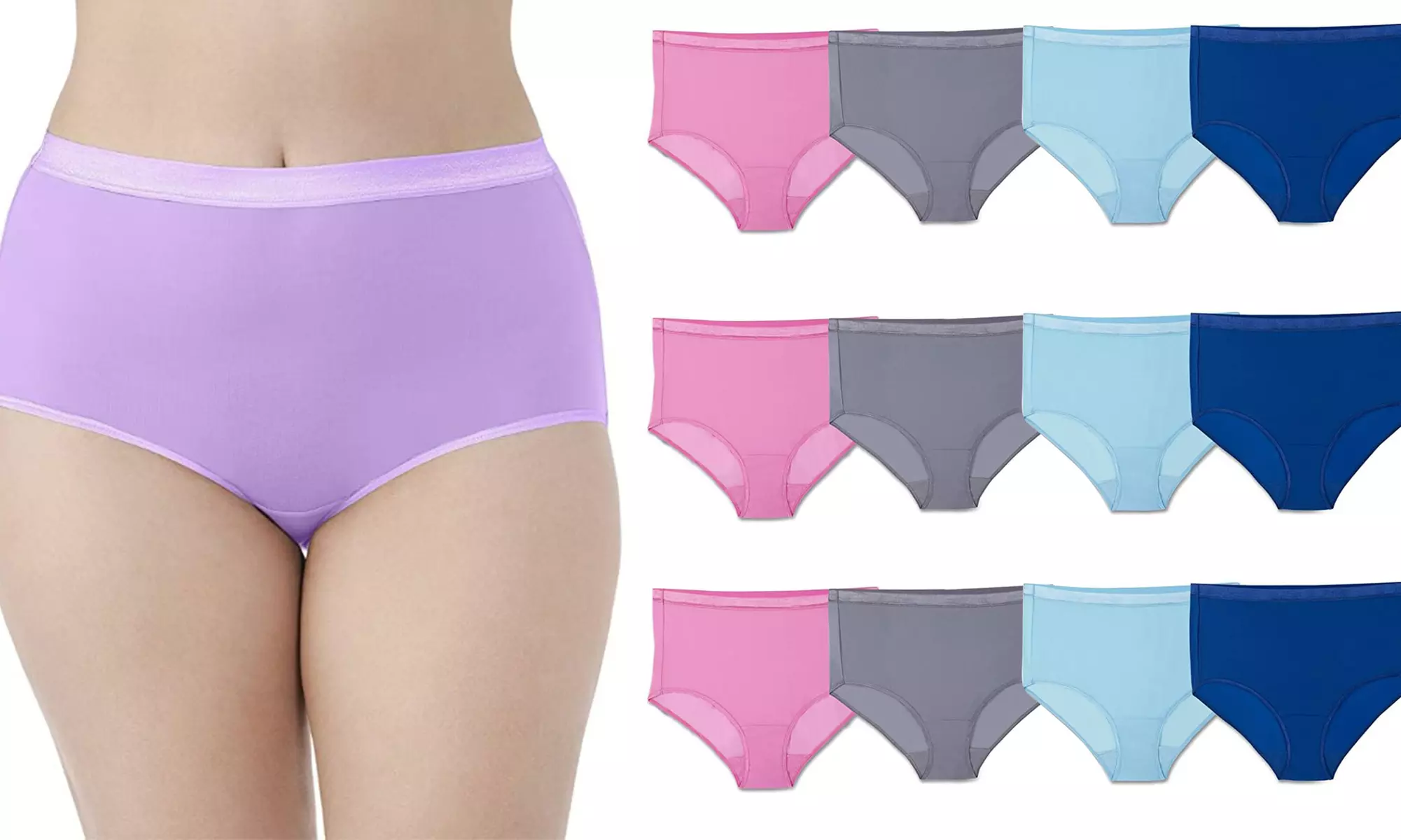 Fruit Of The Loom Fit For Me Plus Size Briefs (Pack of 12) - Primary Image