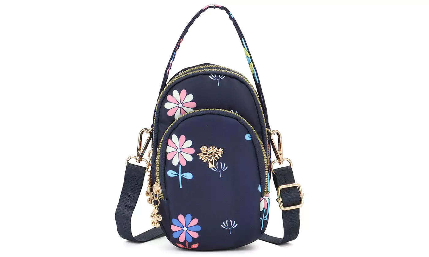 Women Small Cell Phone Purse Wallet Handbag Case Shoulder Bag Cross-body Pouch