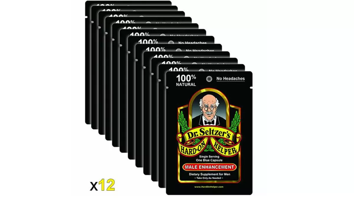 Dr Seltzer's Hard-On Helper Male Enhancement Pills 12 Pack - Primary Image