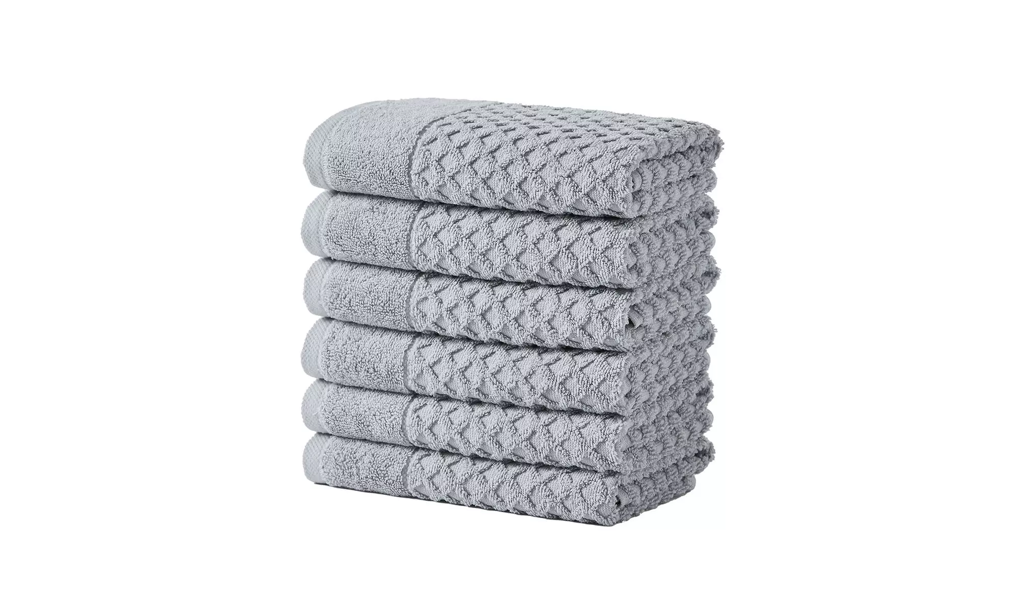 Ultra-Soft 100% Cotton Diamond Waffle Bath Towels