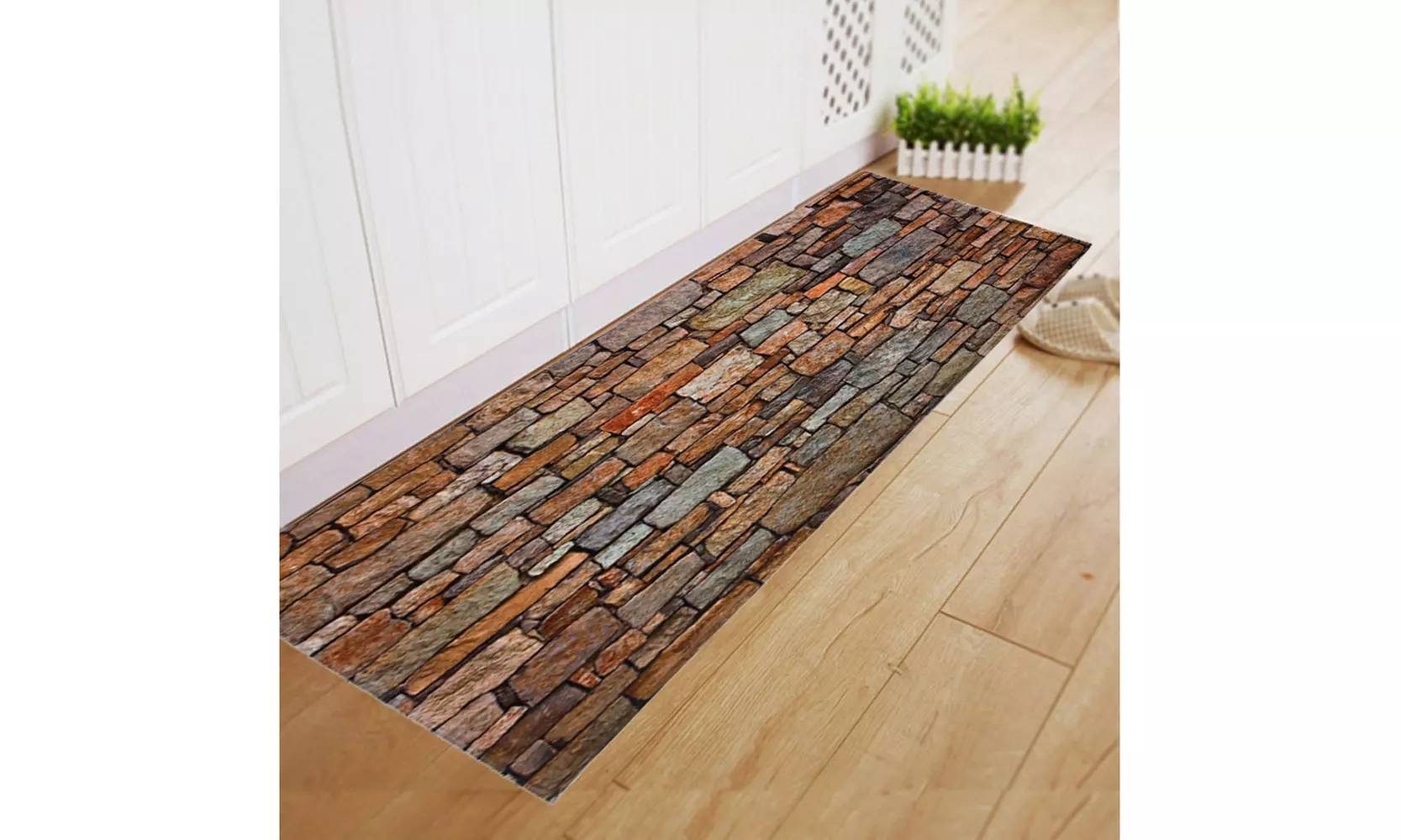  40x120CM Dining Room Carpet Shaggy Soft Area Rug Bedroom Rectangle Floor Mat - Primary Image