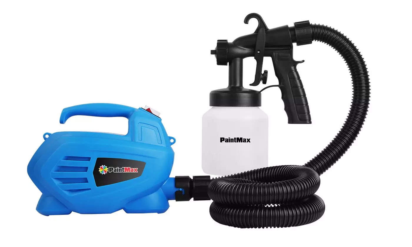 Paint Max 800ml Paint Sprayer HVLP Spray Gun w/ 3 Spray Patterns (450W or 650W)