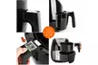  ZOKOP Air Fryer 2.7L/5.3L/16L, 1500W/1800W Black - Second Medium