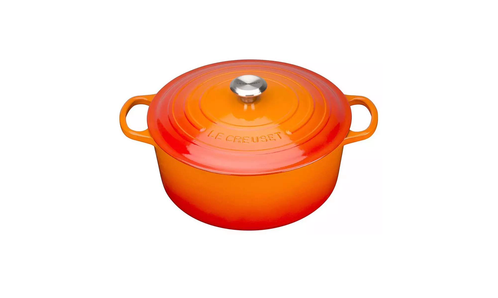 Le Creuset Signature Enameled Cast-Iron 3-1/2-Quart Round Dutch Oven (Volcanic) - Primary Image