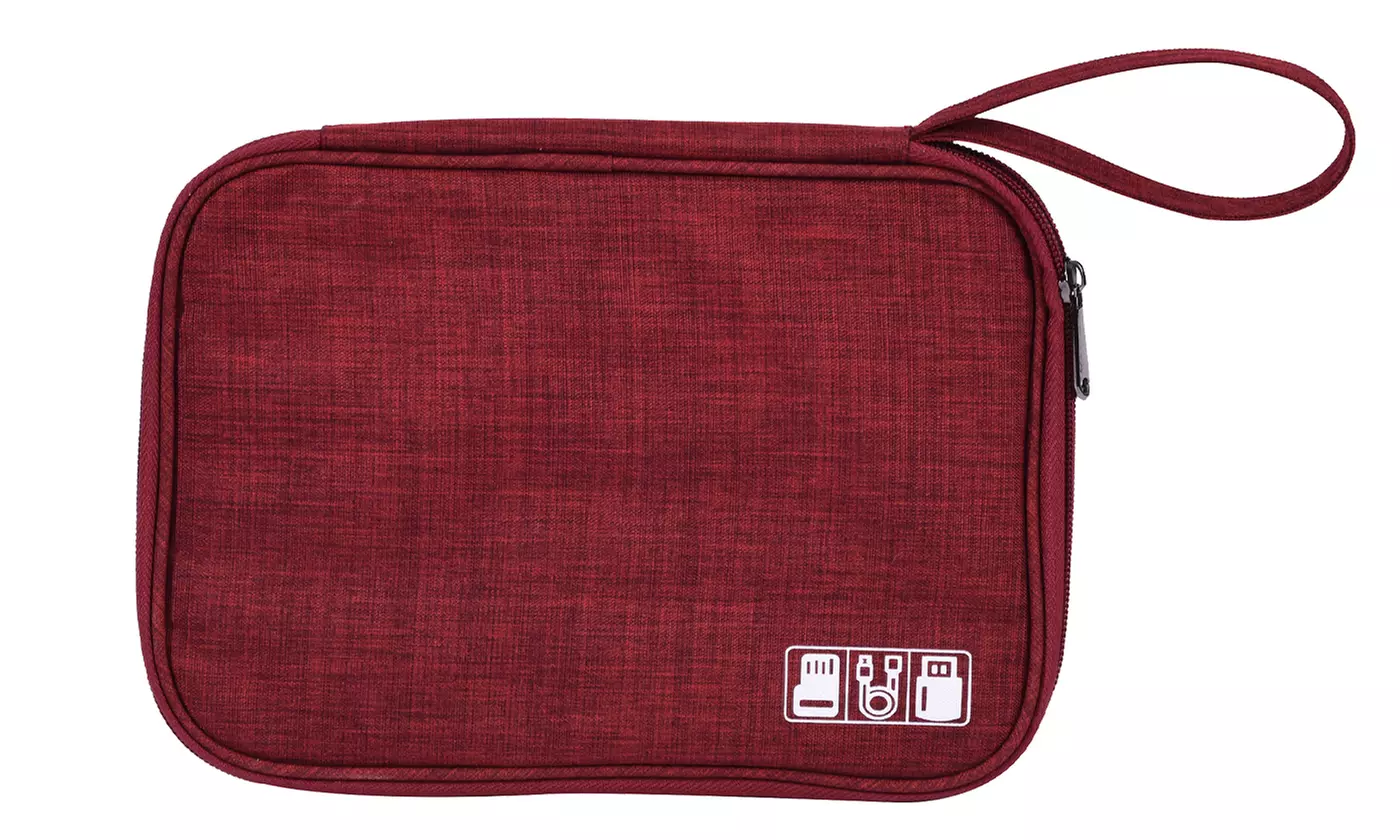 Electronic Organizer Travel Cable Organizer Bag for Hard Drives, Cables, Charger