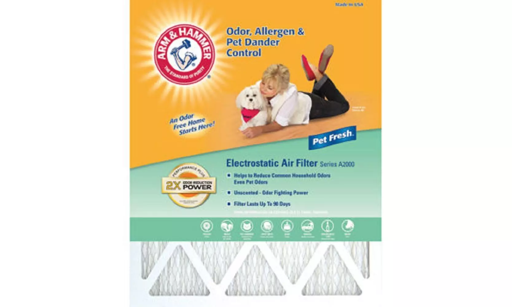 Protect Plus 6918361 AFAH2020 Hvac Pleated Filter Pack Of 12 - Primary Image