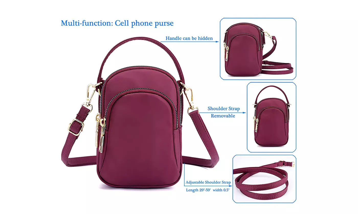 Small Crossbody Bag Cell Phone Purse Wallet Daypack Phone Holder