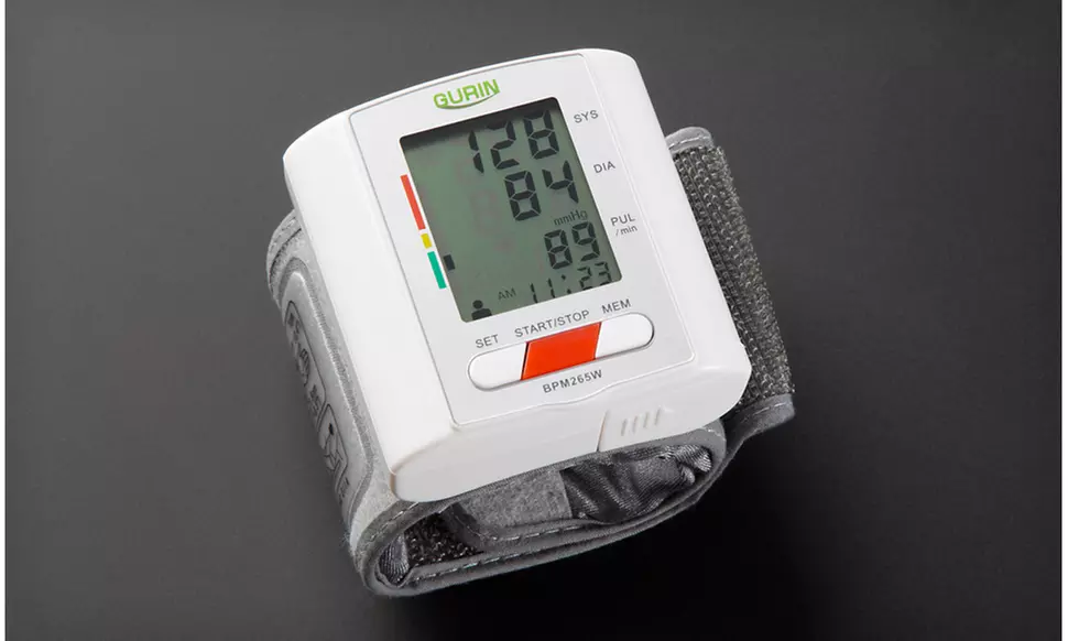 Gurin Pro Two-User Digital Wrist Blood-Pressure Monitor - Primary Image