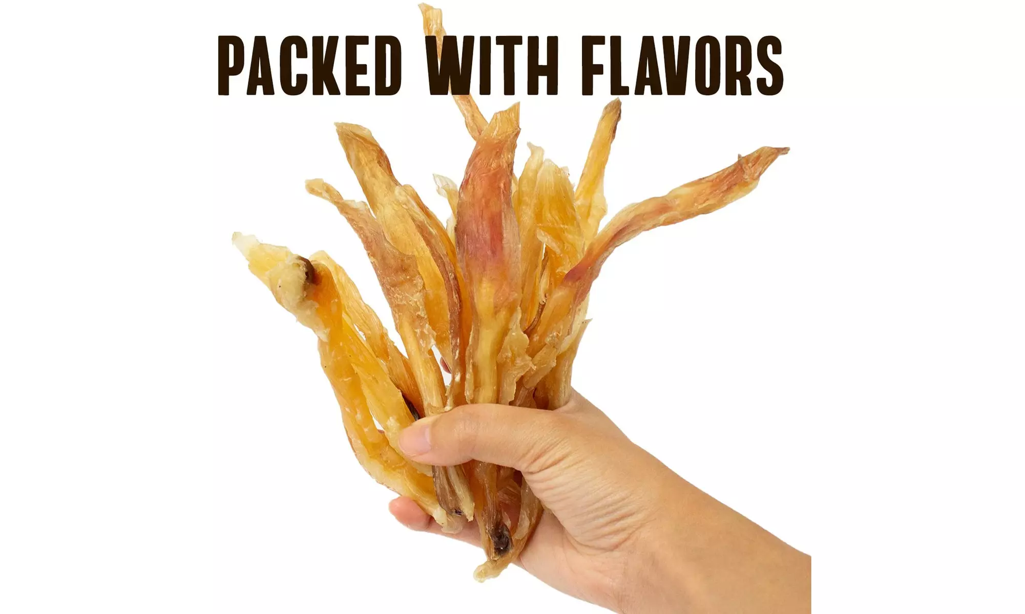All Natural Beef Tendon Dog Treats - Made in USA and South America  - Primary Image