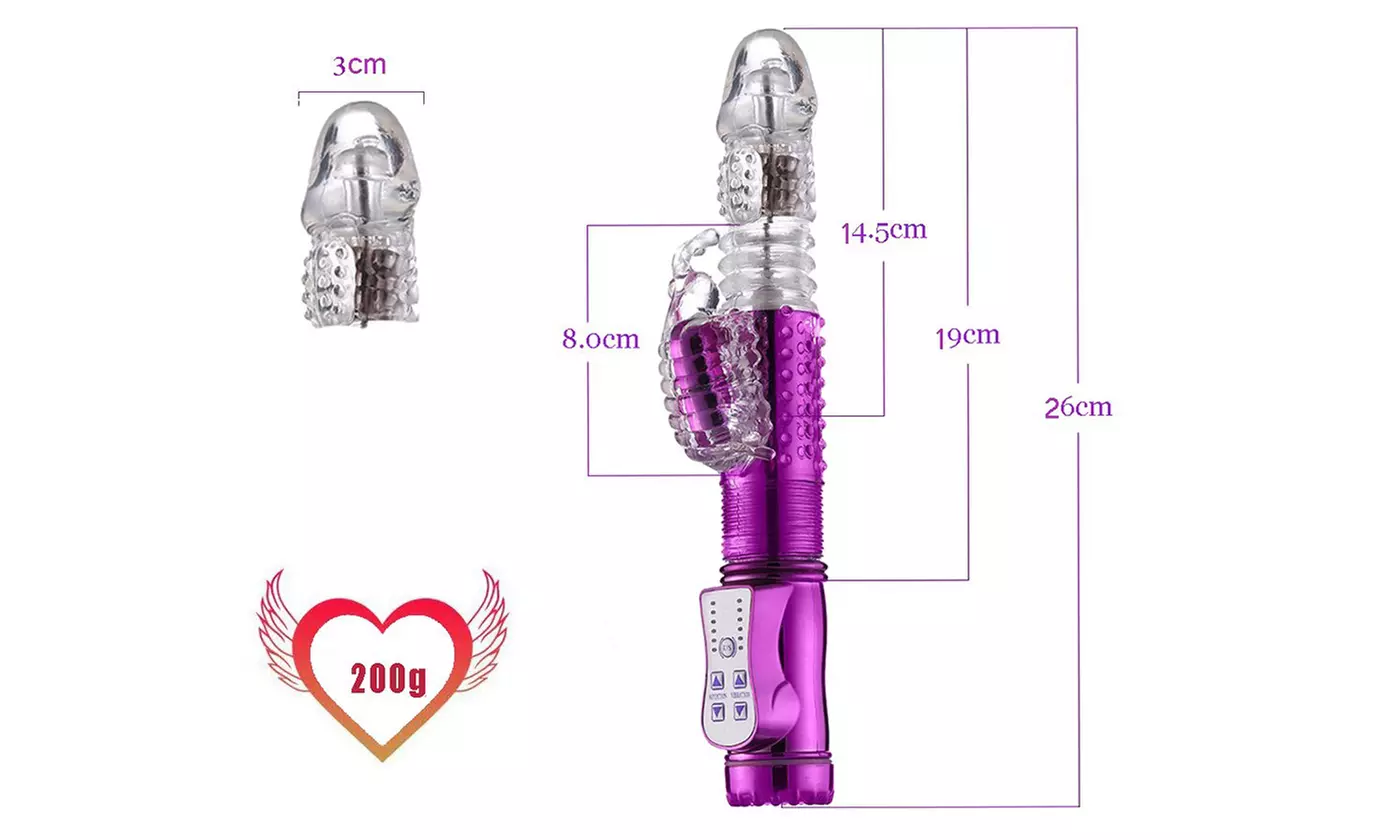 G Spot Dildo Rabbit Vibrator Wand Massager Sex Double Vibrator 