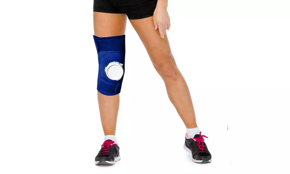Hot and Cold Therapy Compression Knee Ice Pack Knee Support Wrap - Second Medium
