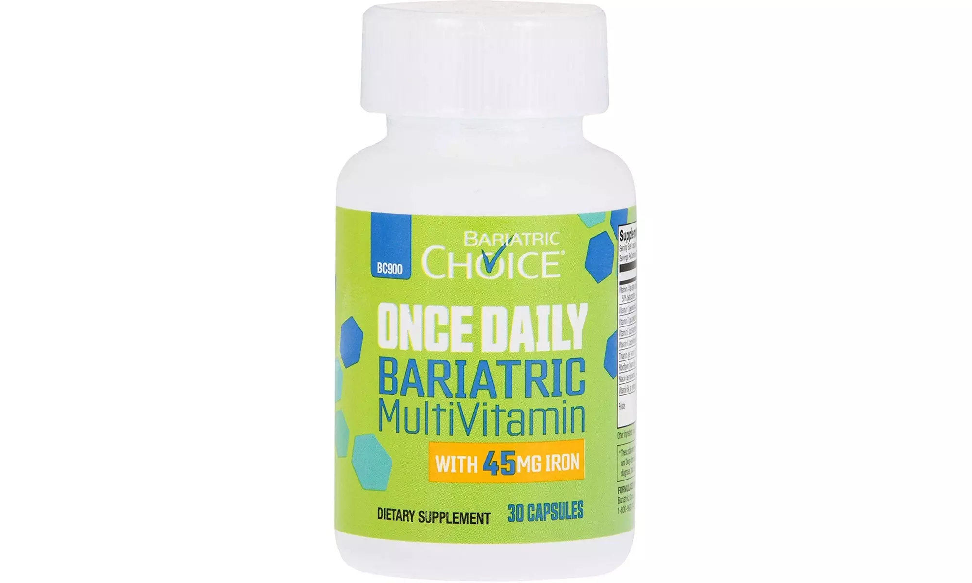 Bariatric Choice Once Daily Bariatric Multivitamin Capsule with 45 mg of Iron  - Primary Image