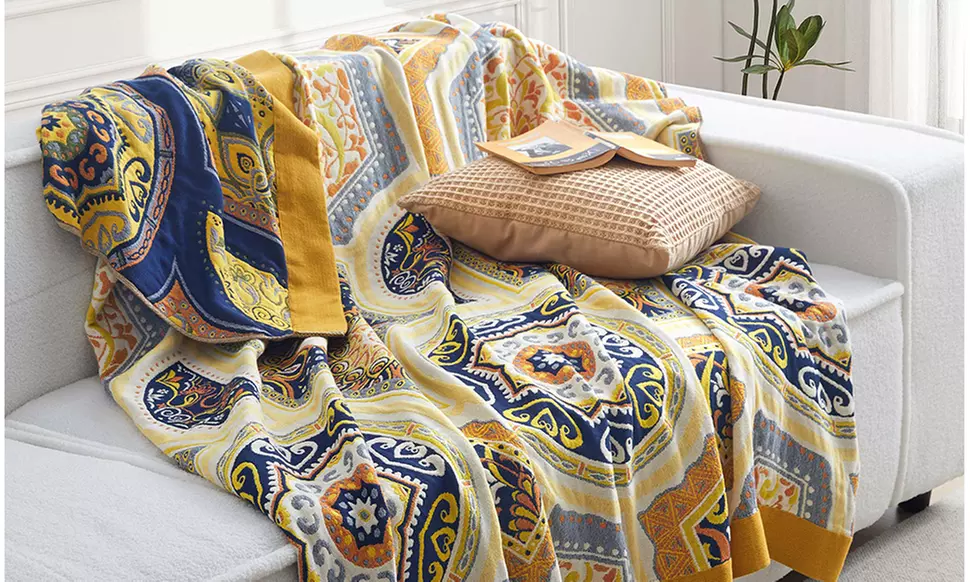 Peace Nest Peace Nest Boho Throw Blanket 