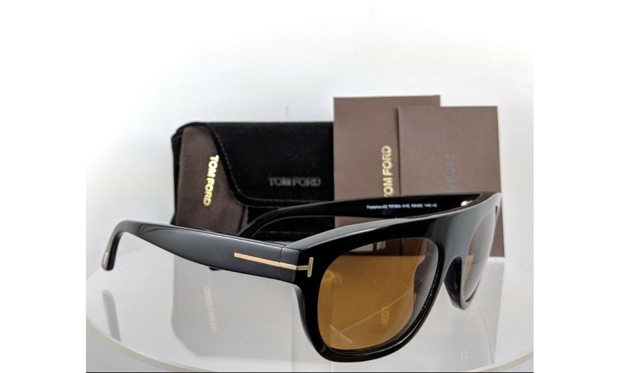 Brand New Authentic Tom Ford Sunglasses FT TF 0594 TF594 01E Federico - 02  Frame | Groupon