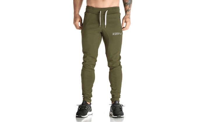 mens slim fit jogging bottoms