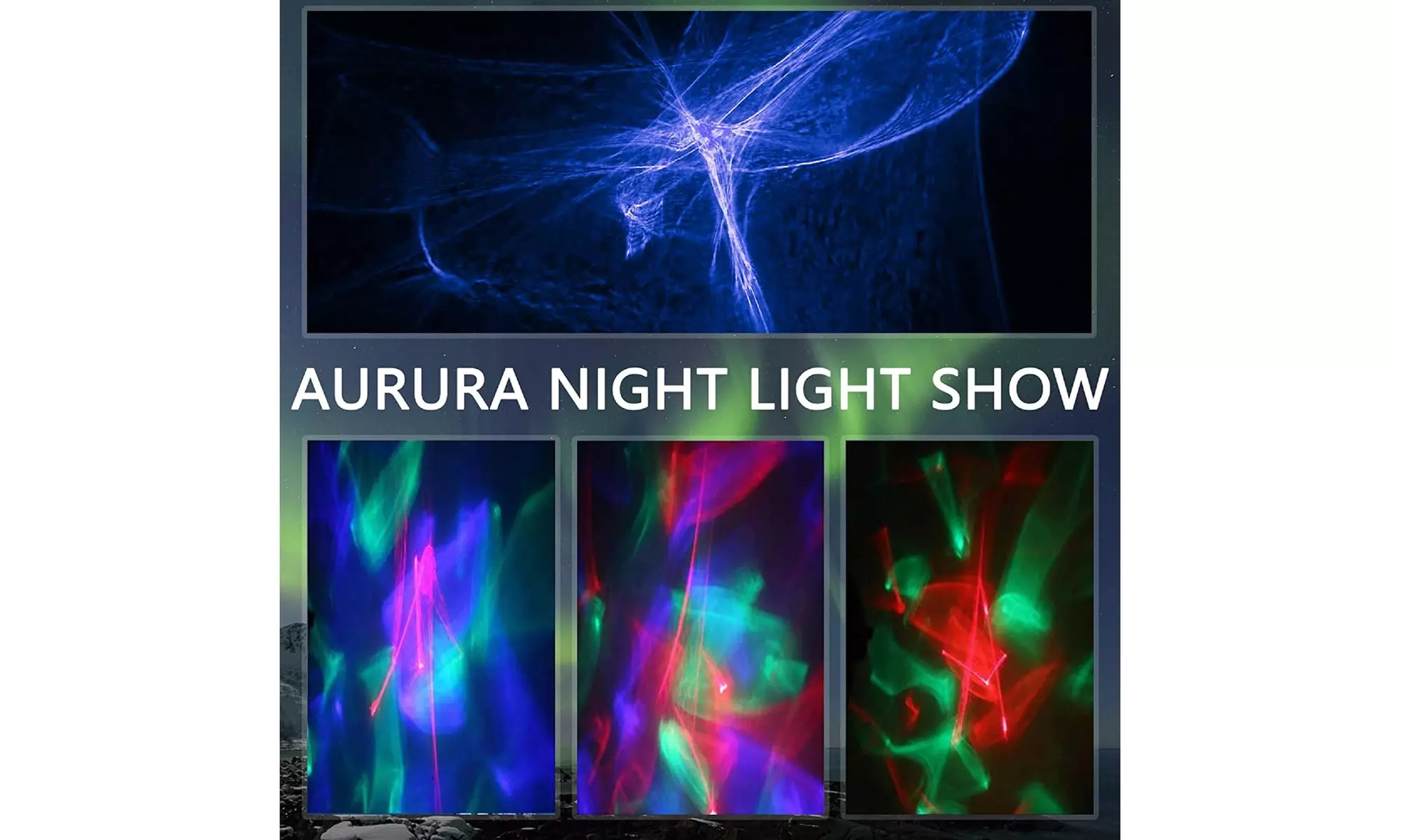 3D Aurora Galaxy Star Nebula Cloud Projector with Remote for Party Home Decor - Second Medium