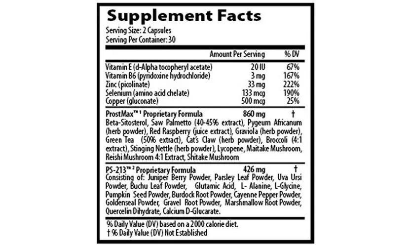 Super Prostate Support 1000 Helps Maintain Urinary Health and Prostate - Second Medium