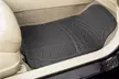 Zone Tech 3Pc Heavy Duty Car Black Floor Mats All-Weather Rubber Mater - Second Medium