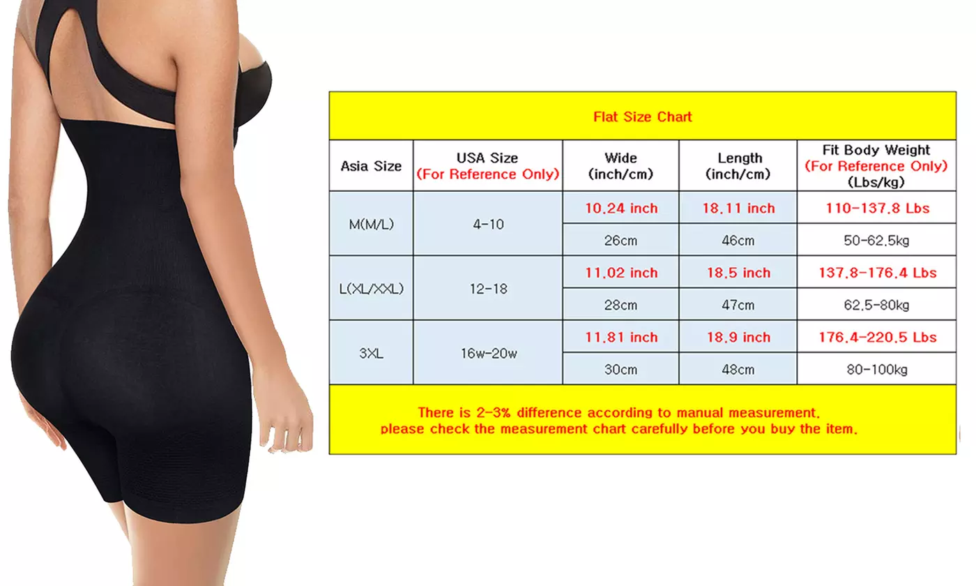 Women Waist Trainer Shapewear Tummy Control Shorts HIGH Waist Butt Lifter