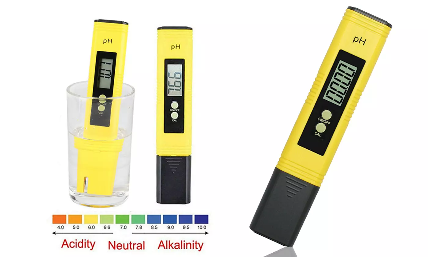 Digital Electric PH Meter LCD Tester Hydroponics Aquarium Water Pocket Test Pen - Primary Image