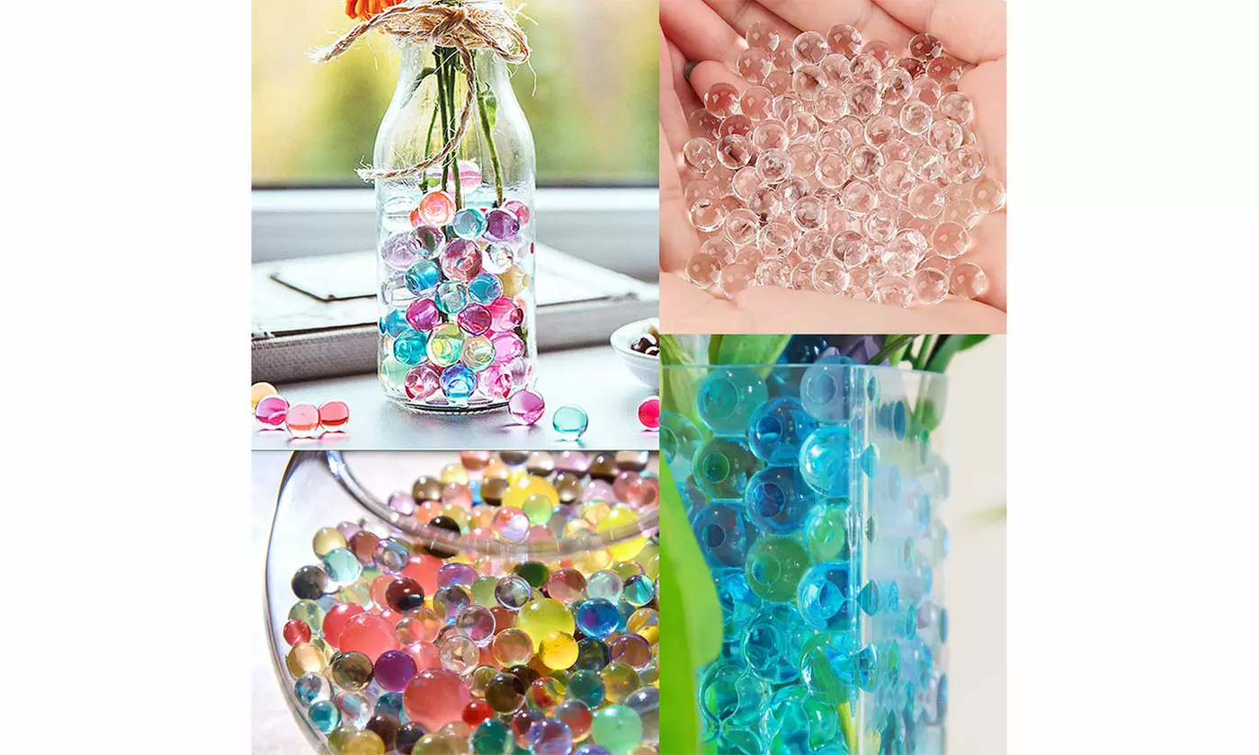 22000 Pieces Rainbow Mix Jelly Water Growing Beads for Plants