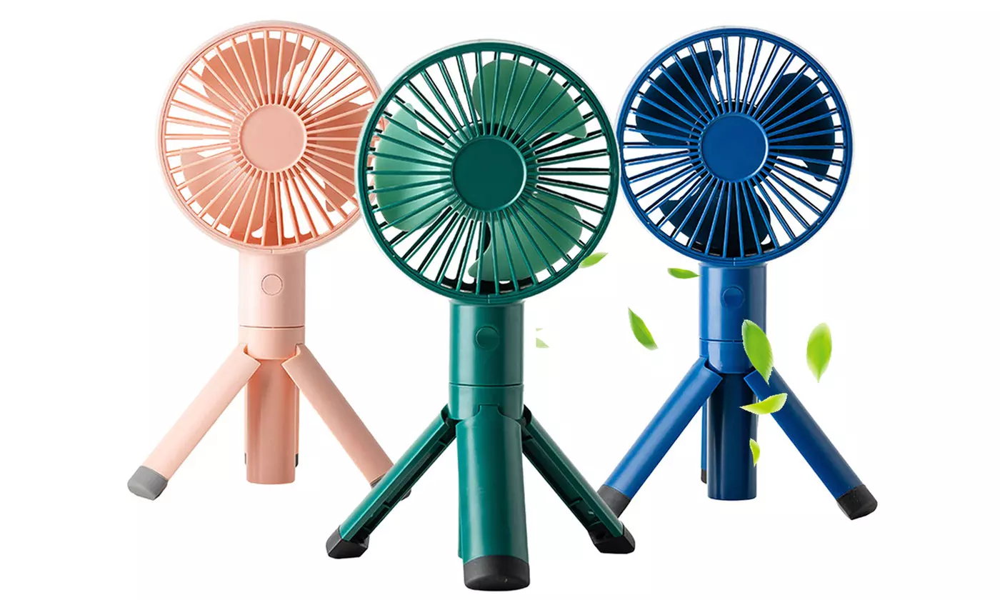 Portable Handheld Fan USB Rechargeable Desktop Electric Cooling Fan - Primary Image