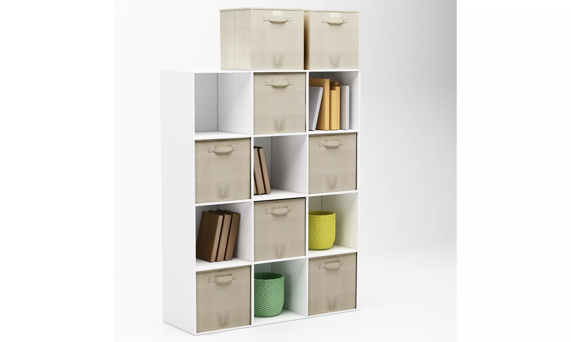 Storage Cubes  8-Piece Set of Storage Bins for Shelves Foldable Storage Cubes - Second Medium