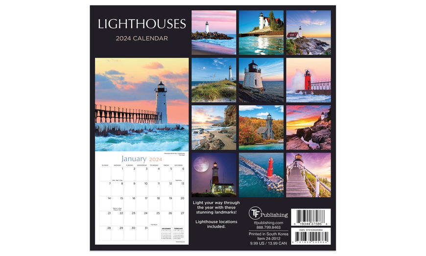 January 2024December 2024 Mini Wall Calendar Groupon