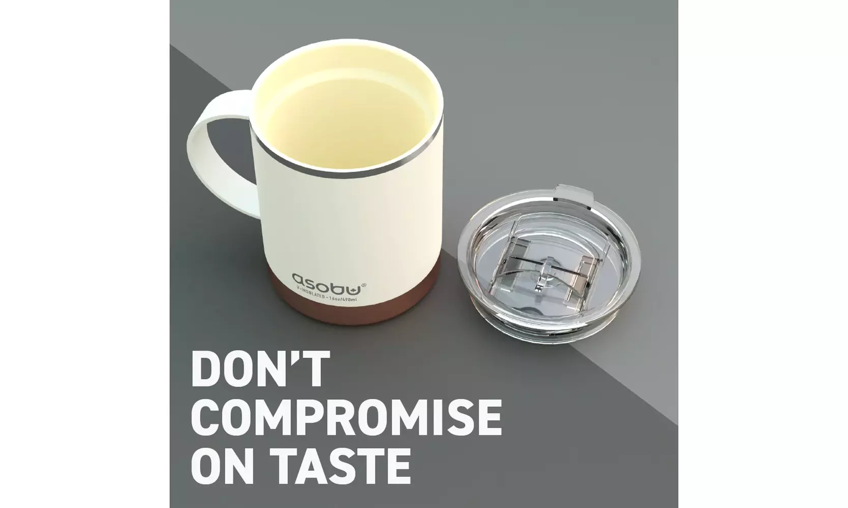 Asobu Ultimate Stainless Steel Ceramic Inner Coating Insulated Coffee Mug