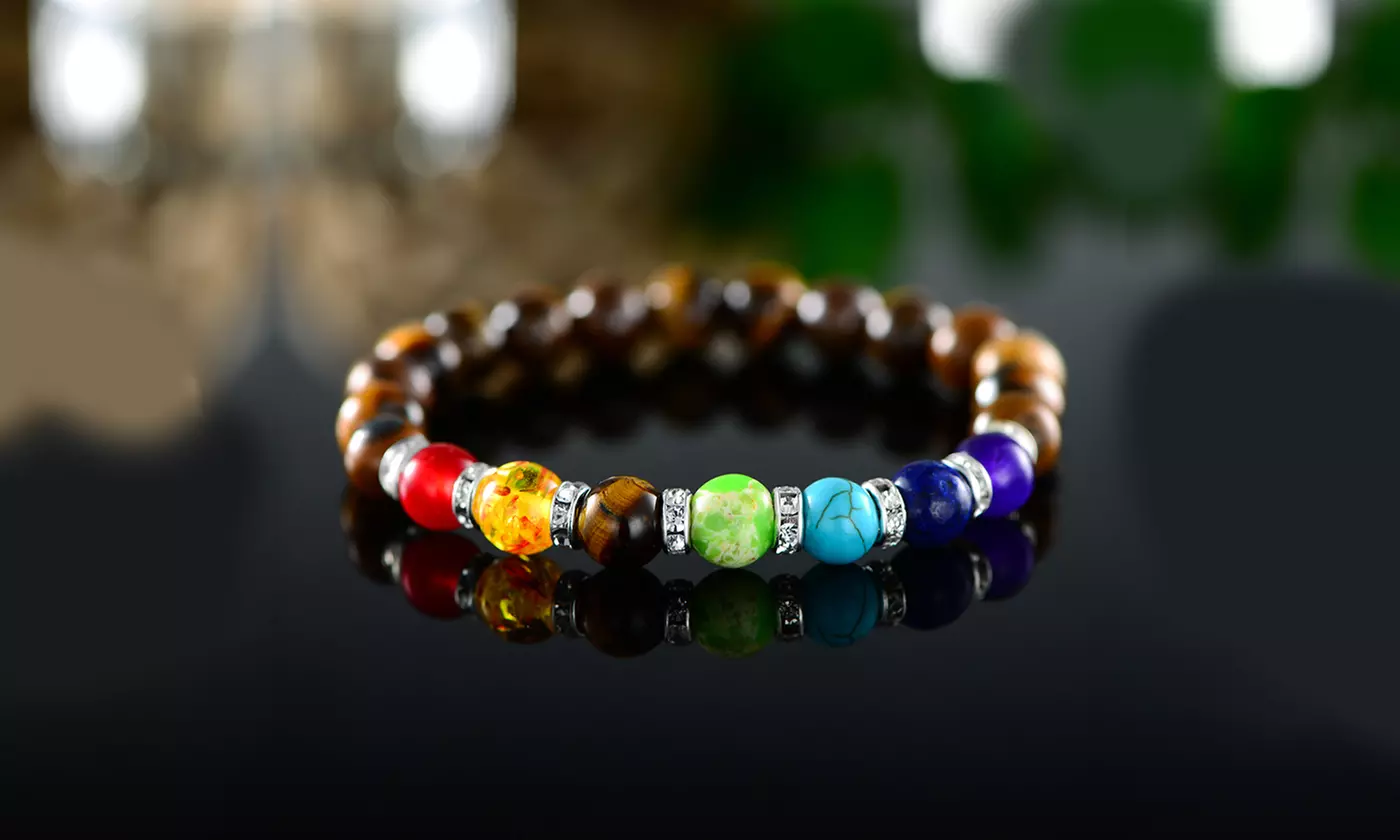 Tiger Eye Yoga Bracelet  - Primary Image