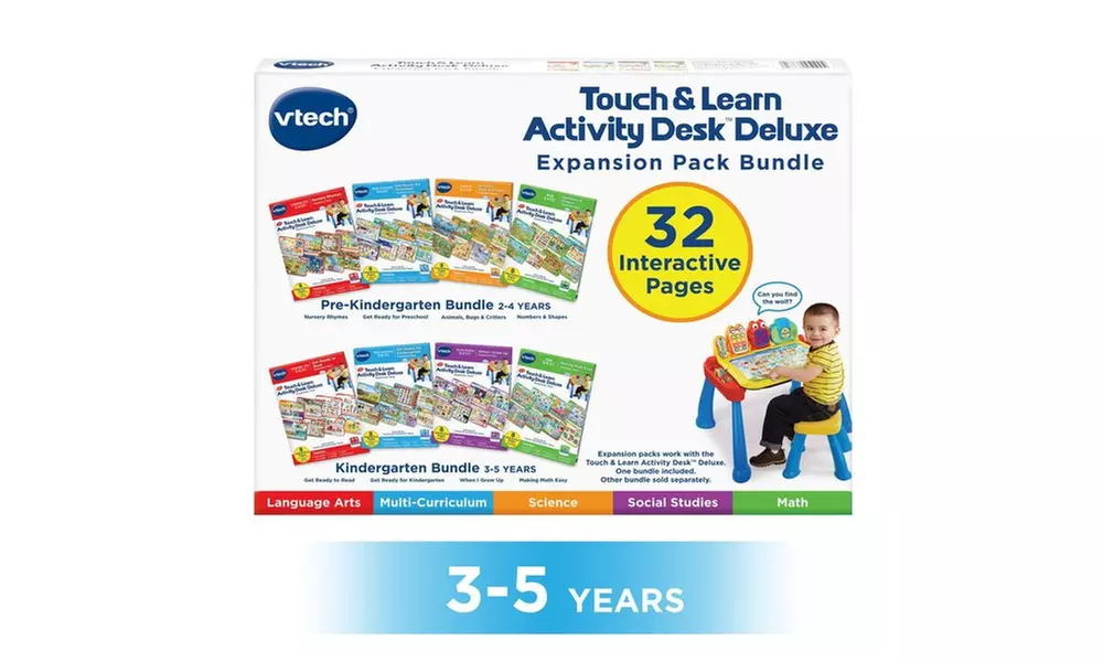 VTech Touch and Learn Activity Desk Deluxe Bundle - Primary Image