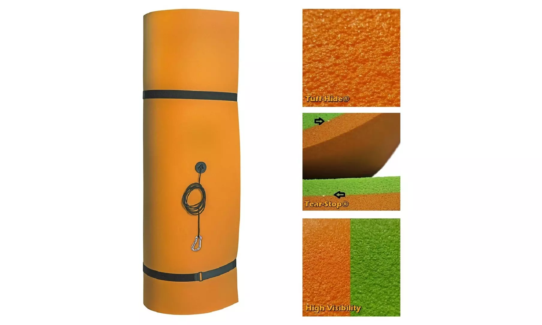 Rubber Dockie 18x6-Feet Floating Mat - Second Medium
