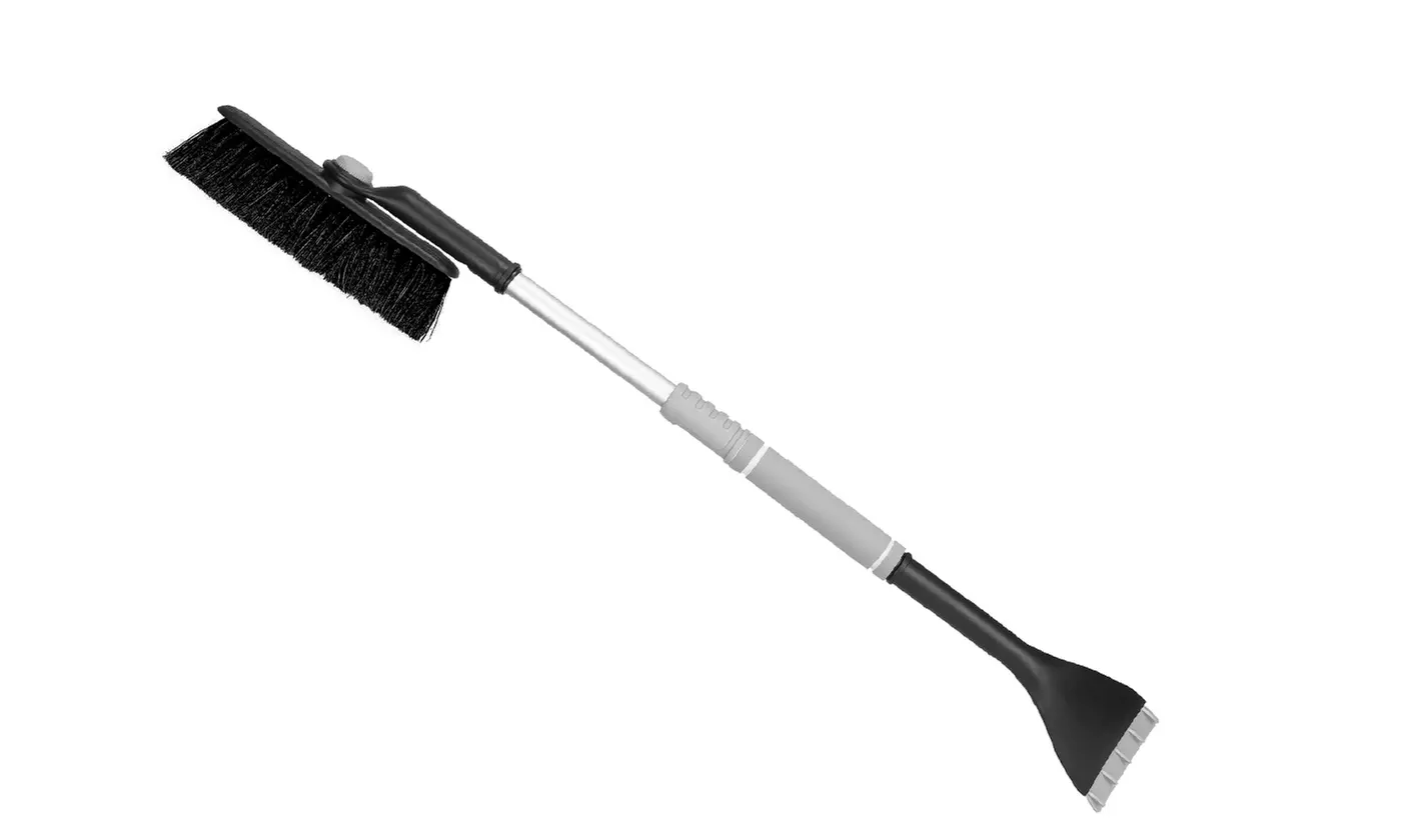 iMounTEK Extendable Snow Brush and Ice Scraper with Pivoting Head