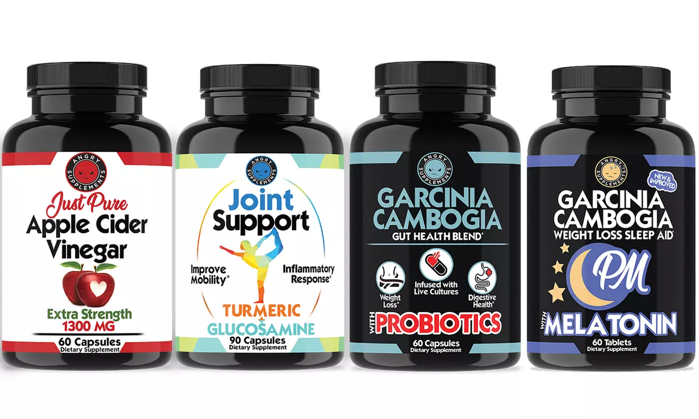 Pure Apple Cider Vinegar, Joint Support, Garcinia Probiotics and Garcinia PM  - Primary Image