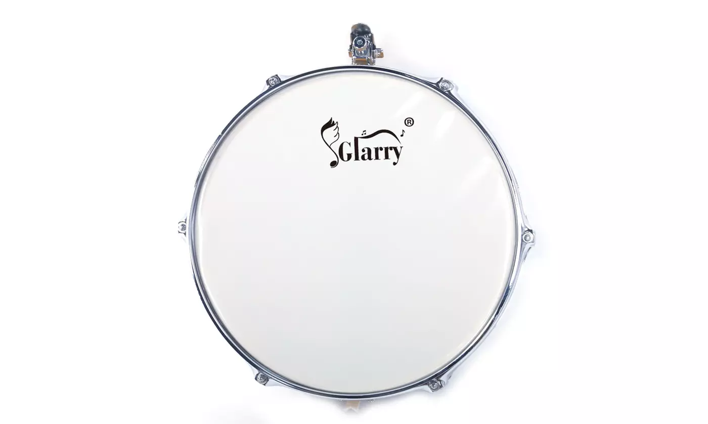 14x5.5 Inch Professional Snare Drum Drumsticks Drum Key Strap Set Burlywood - Primary Image