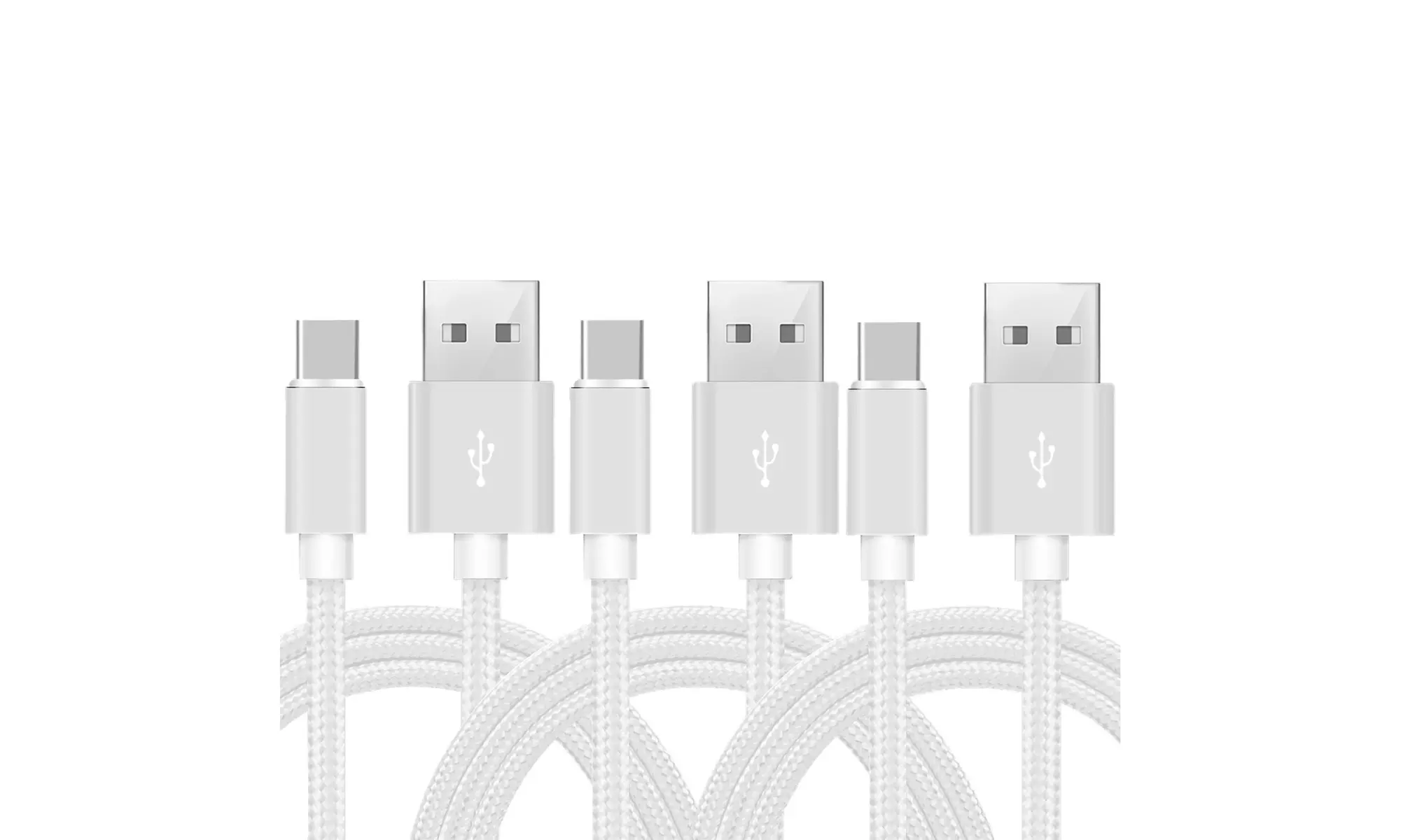 10 FT USB-C Cable Fast Charge Type C Charging Cord Sync Charger - Second Medium