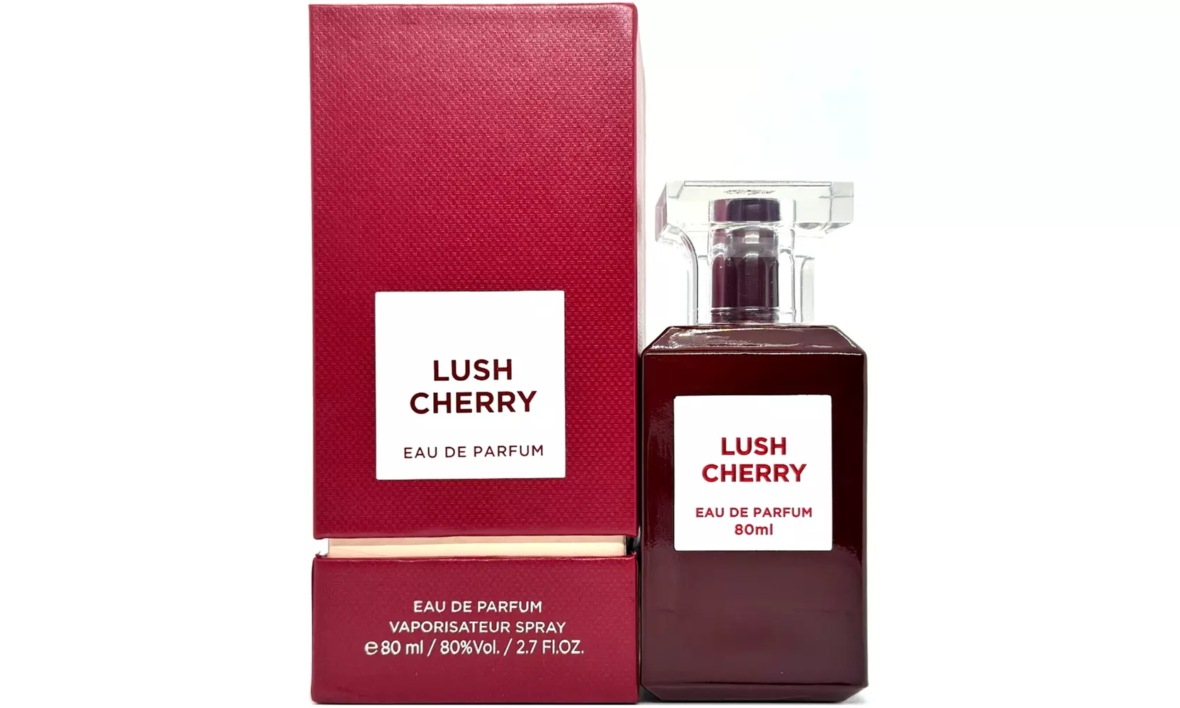 Lush Cherry by Fragrance World 2.7 oz / 80 ml Eau De Parfum Spray For Women - Primary Image