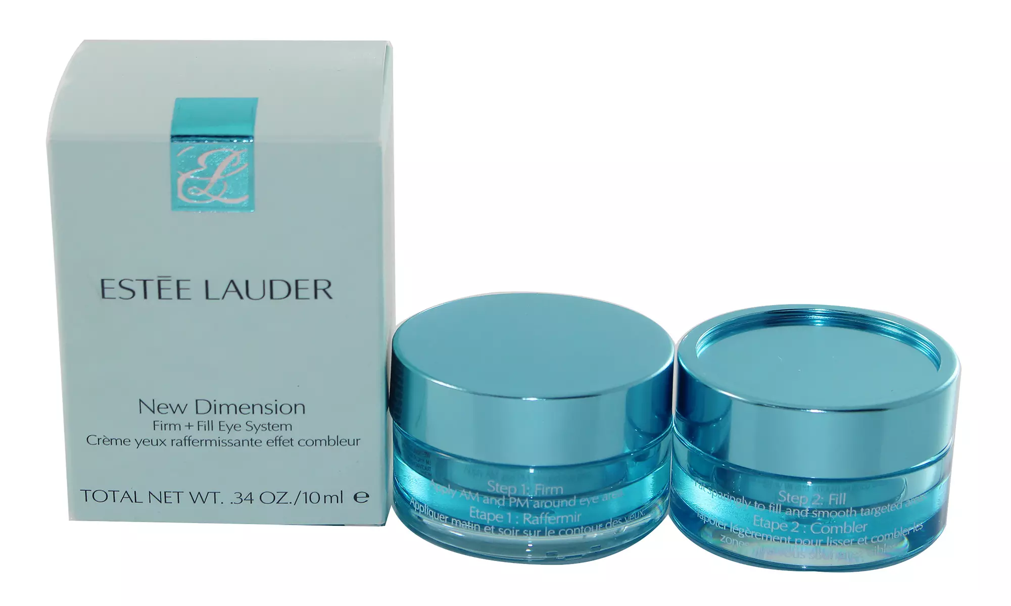 Estee Lauder New Dimension Firm plus Fill Eye System .34oz/10ml New In Box - Second Medium