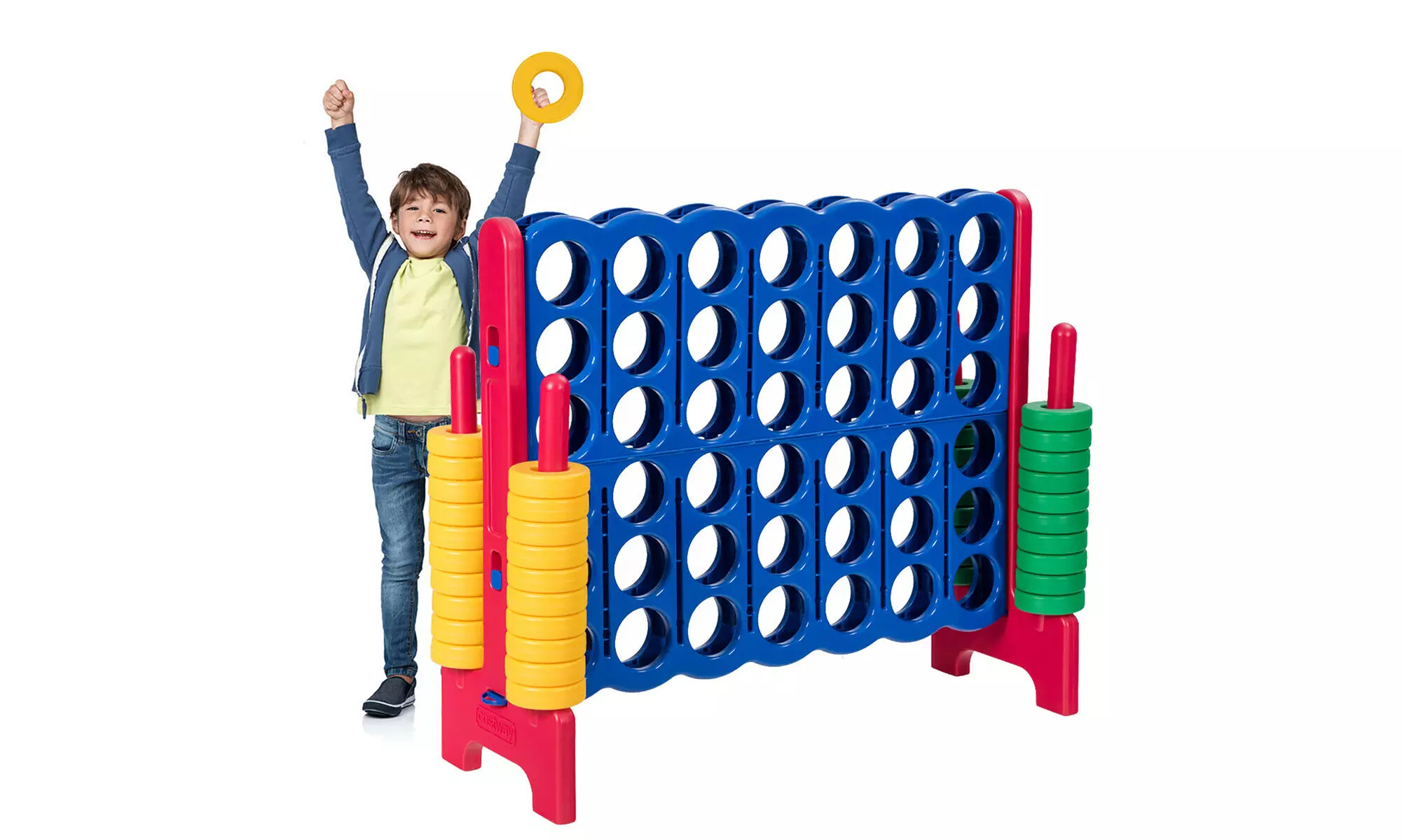 Costway Jumbo 4-to-Score 4 in A Row Giant Game Set - Primary Image