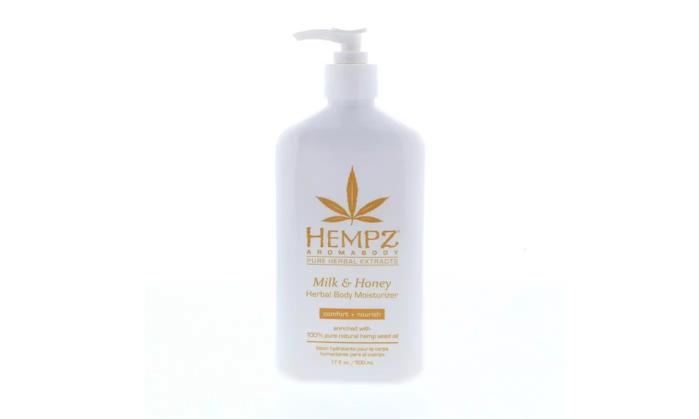 Up to Four-Pack Hempz Milk and Honey Herbal Body Moisturizer 17 oz - Second Medium