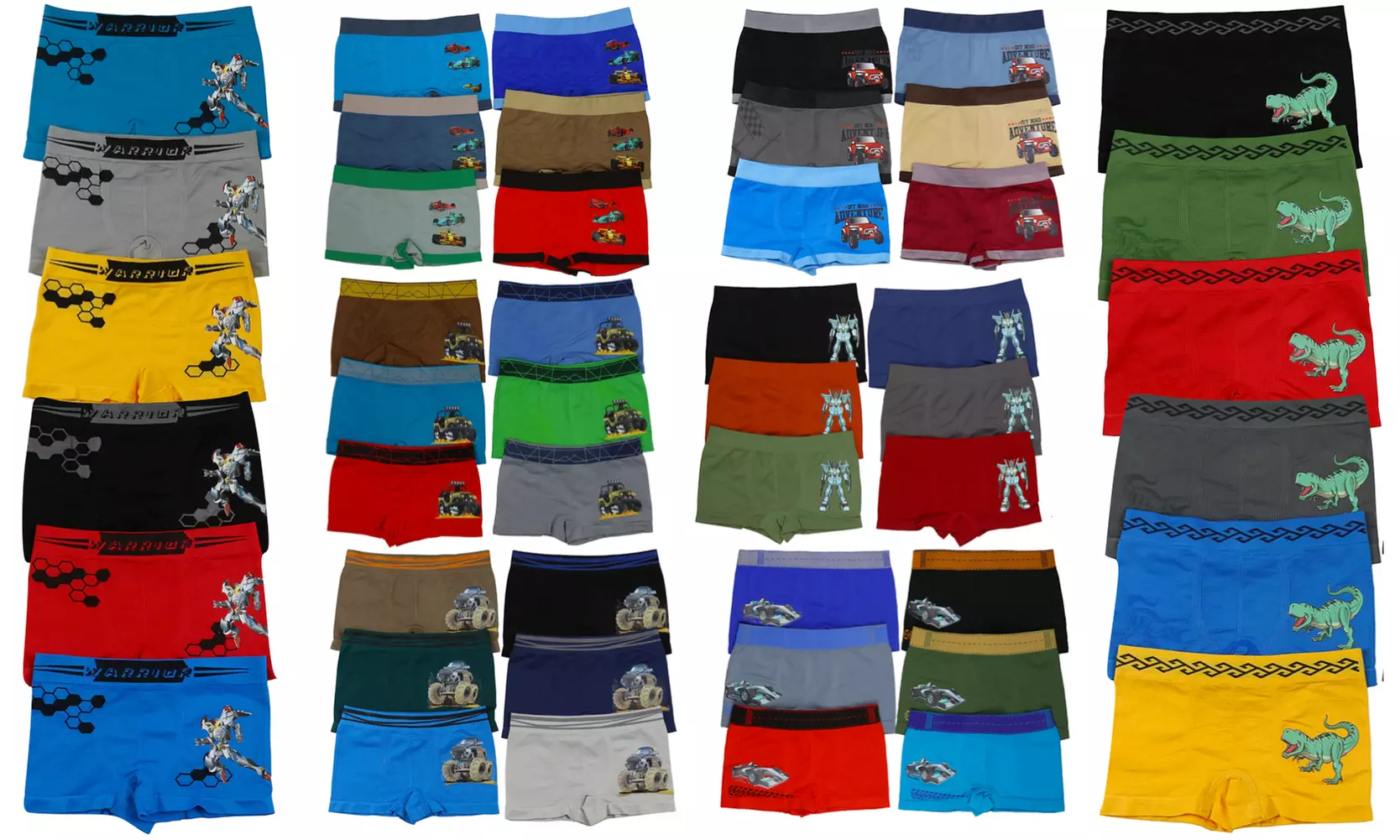 (6-Pack) Mystery Boys' Microfiber Assorted Briefs - Primary Image