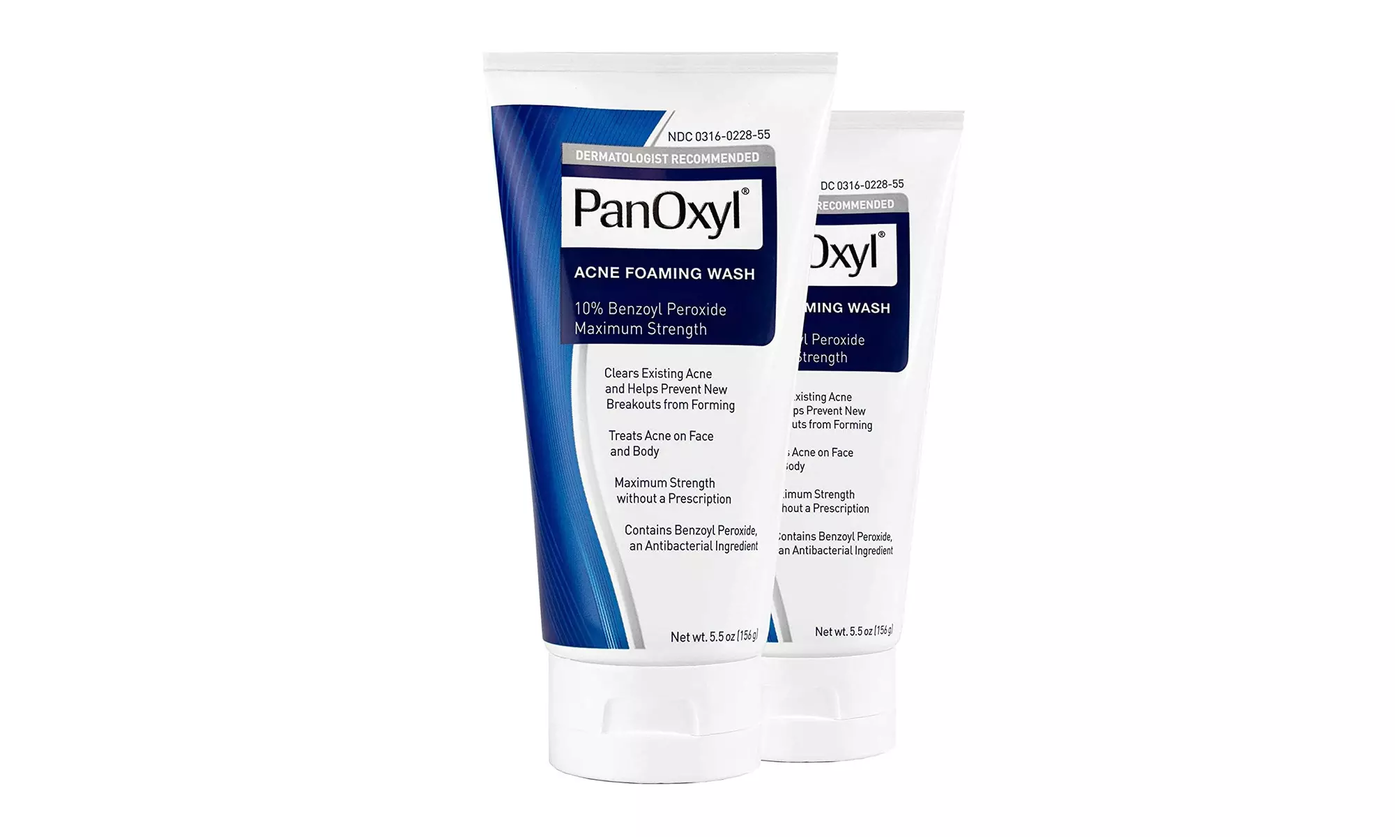 PanOxyl Acne Foaming Wash Benzoyl Peroxide 10% Maximum Strength Antimicrobial - Primary Image