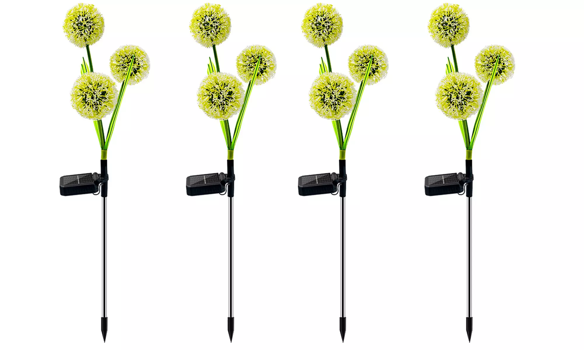 Solar Outdoor Garden Decor Colorful Solar Dandelion Stake Lights