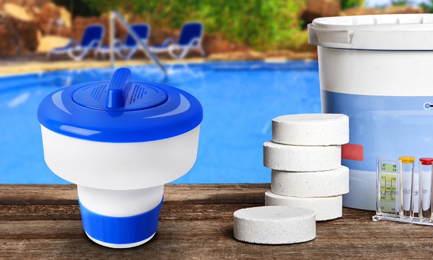 iMounTEK Pool Chemical Dispenser Automatic Chlorine Holder Adjustable Dose
