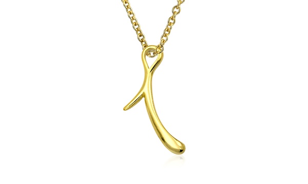 Groupon hot sale initial necklace