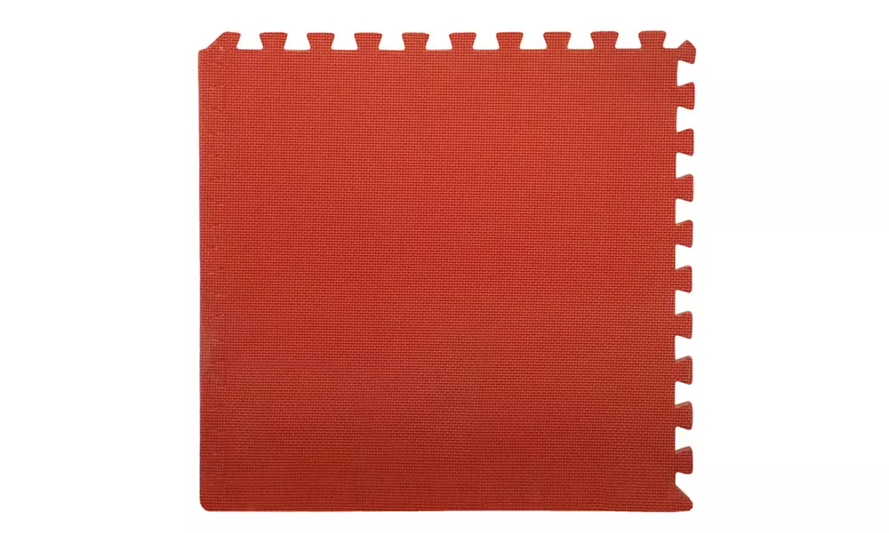 Foam Mat Floor Tiles, Interlocking EVA Foam Padding by Stalwart - 4 Pack - Second Medium
