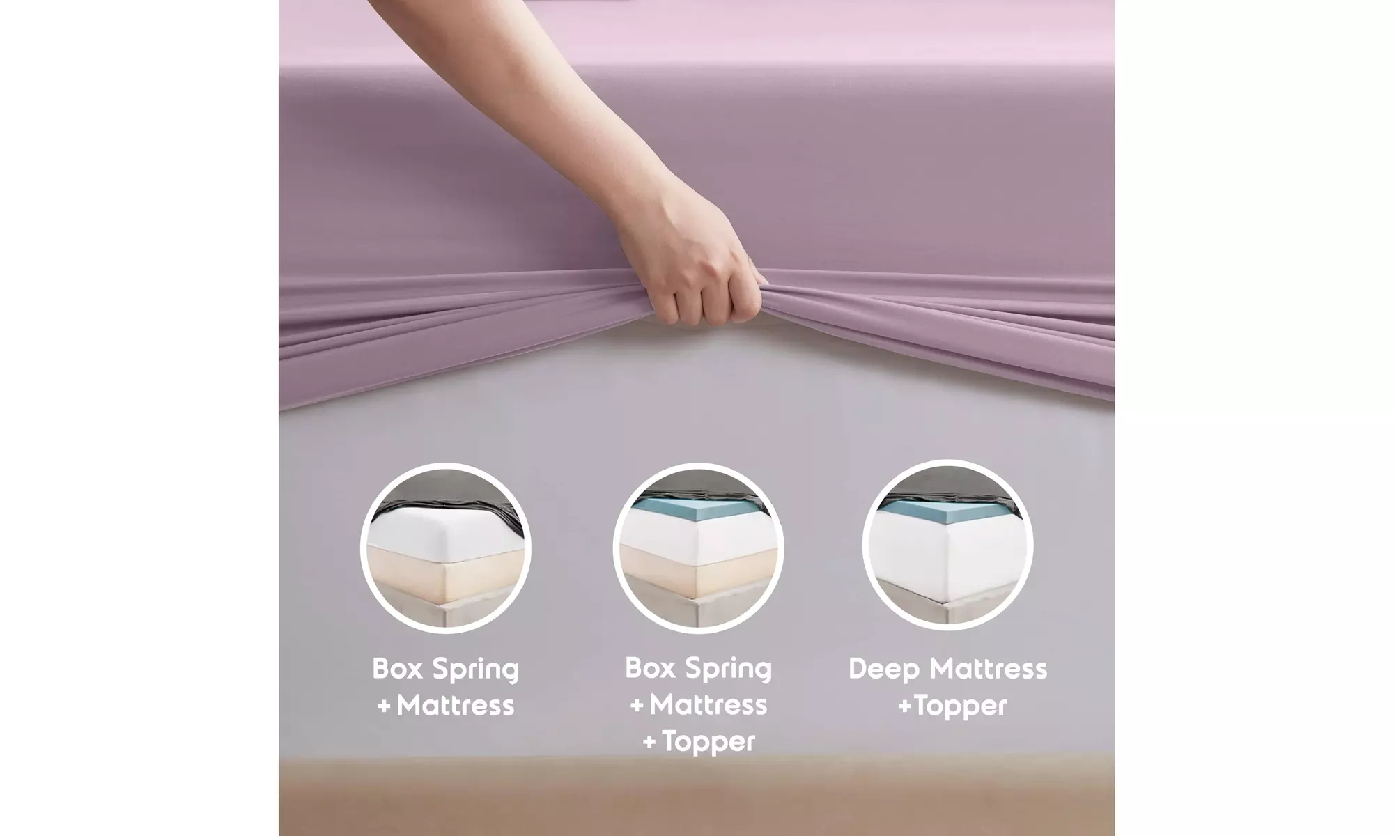 Nestl Split King Extra Soft Microfiber Deep Pocket Bed Sheet Set - 5 Piece